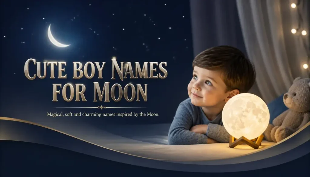 Cute Boy Names for Moon