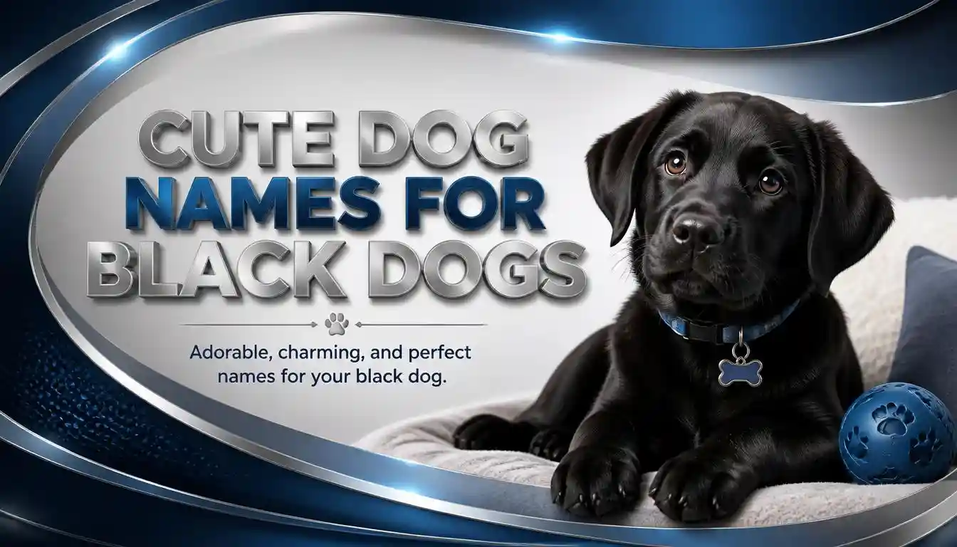 cute dog names for black dogs