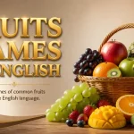 fruits names in English
