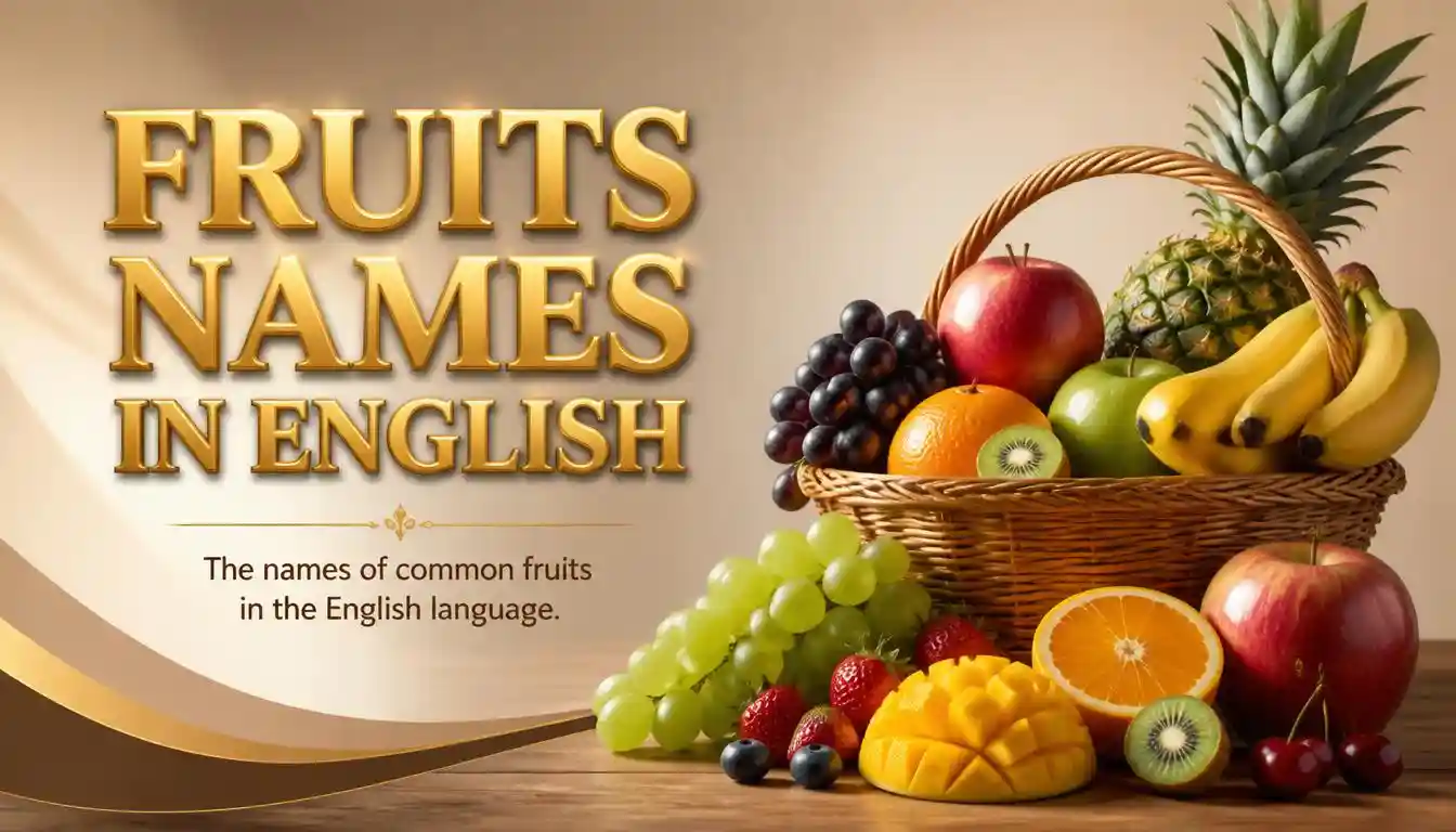 fruits names in English