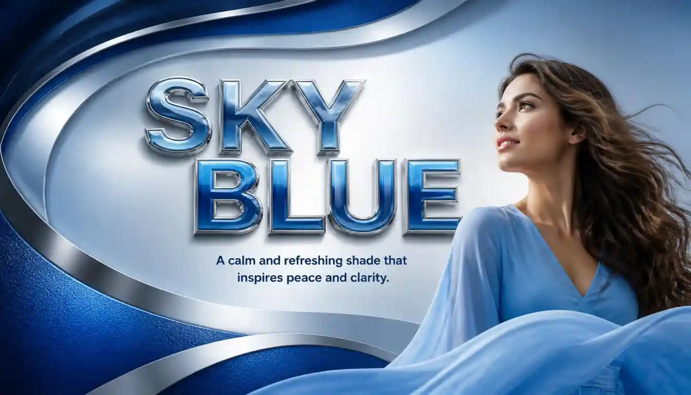 sky blue color