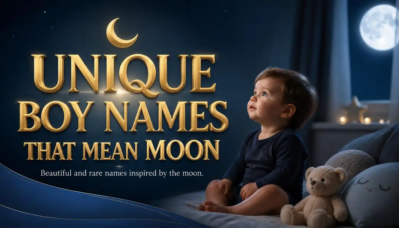 Unique Boy Names That Mean Moon