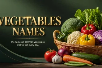 vegetables names