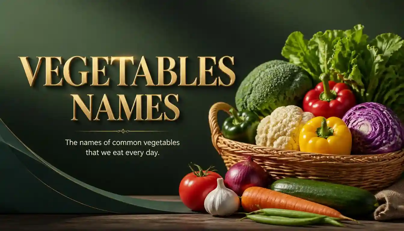 vegetables names