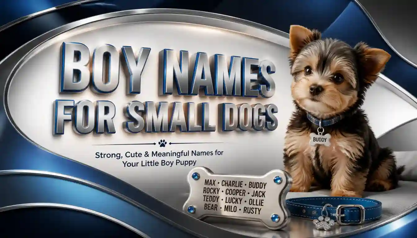 boy names for small dogs