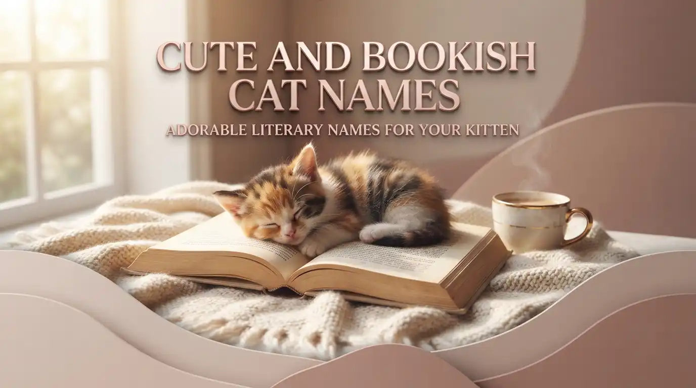 Cute and Bookish Cat Names