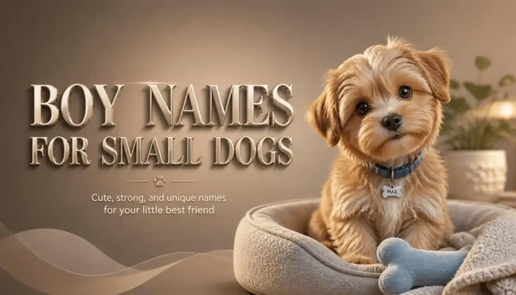 Cute Boy Names for Small Dogs