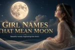 Girl names that mean moon