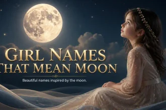 Girl names that mean moon