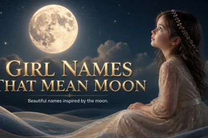 Girl names that mean moon