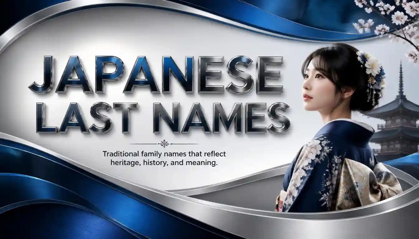 Japanese last names