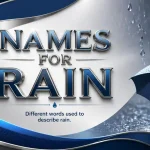 names for rain