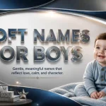 Soft names for boys