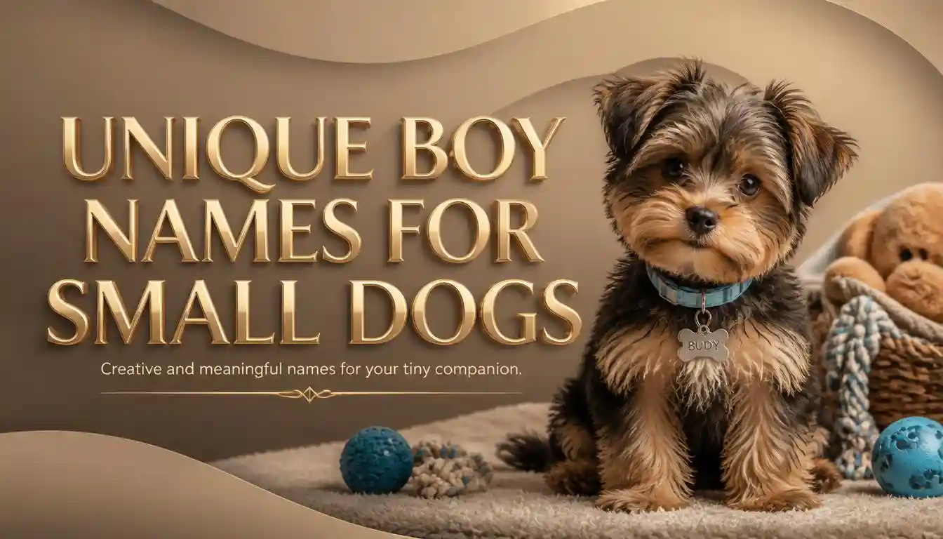 Unique Boy Names for Small Dogs